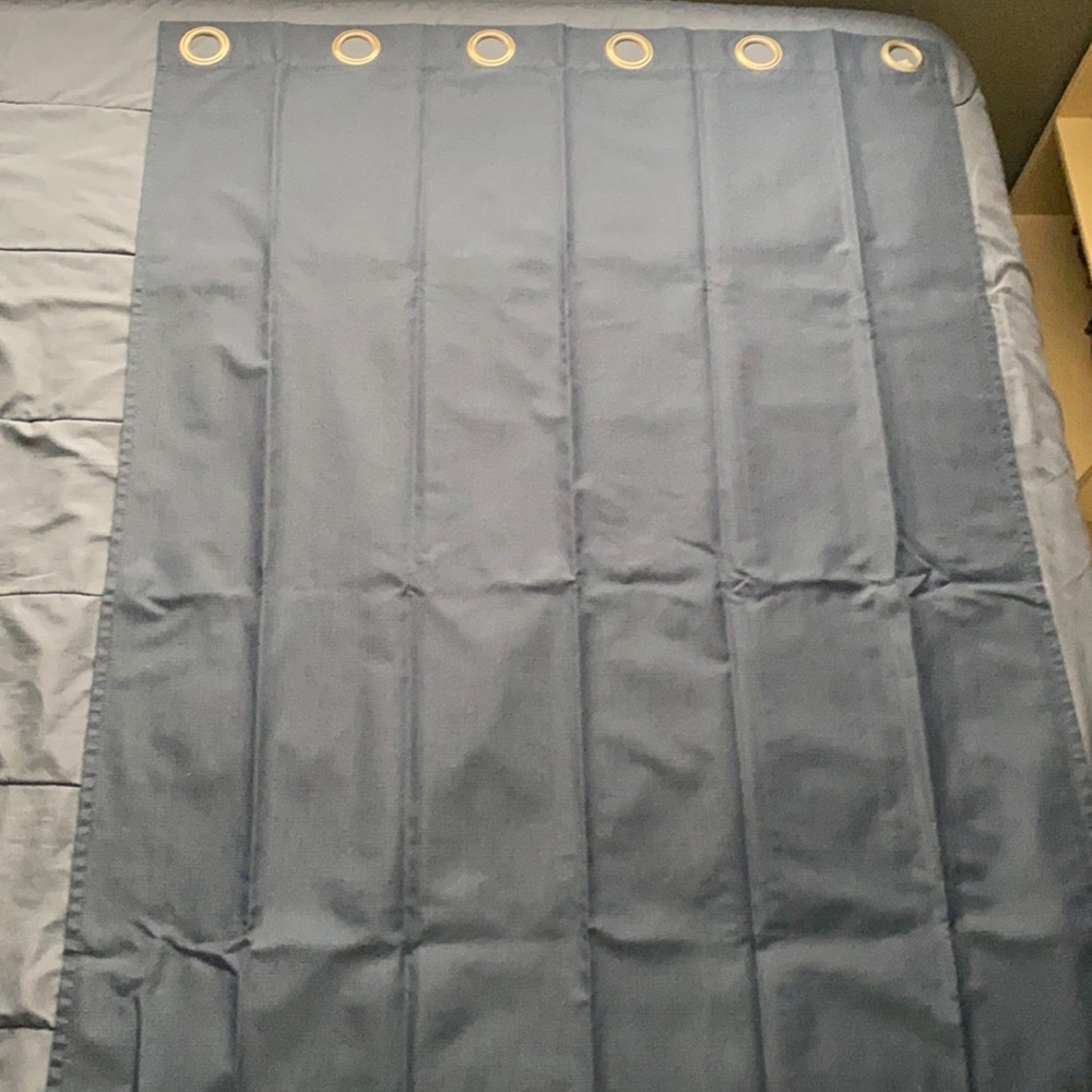 Blue Blackout Curtain